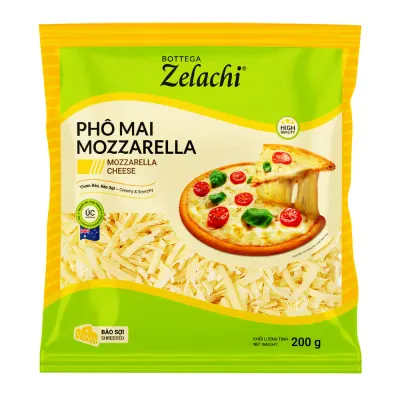 Phô Mai Bottega Zelachi Mozzarella Bào Gói 200g