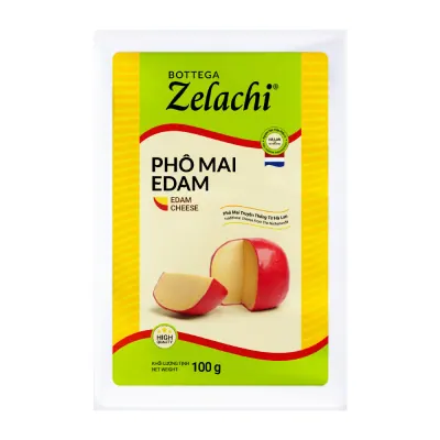 Phô Mai Bottega Zelachi Edam Miếng 100g