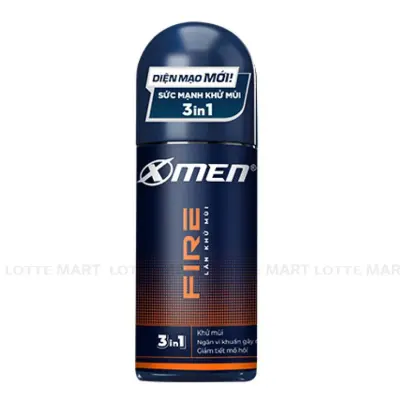 Lăn Ngăn Mùi X-Men Fire Active Chai 50ml