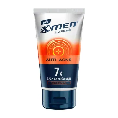 Sữa Rửa Mặt X-Men Anti-Acne Sạch Da Ngừa Mụn 100g