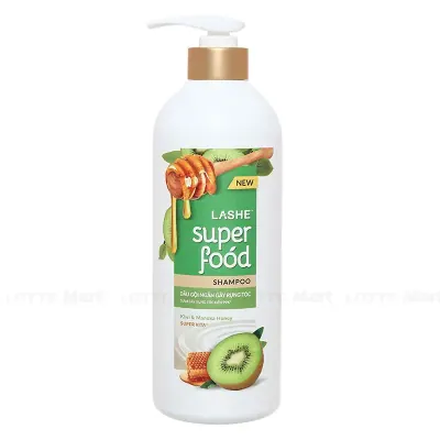 Dầu Gội Lashe Superfood Ngăn Gãy Rụng Tóc Chai 640g