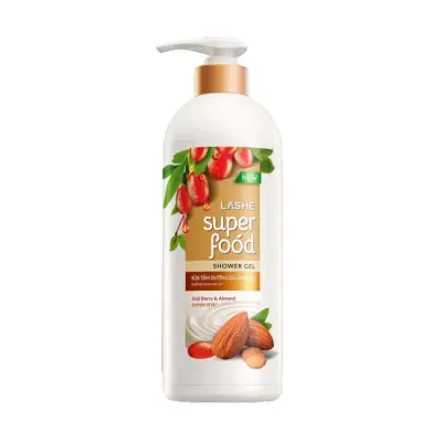 Sữa Tắm Lashe SuperFood Sáng Mịn + Active 610g