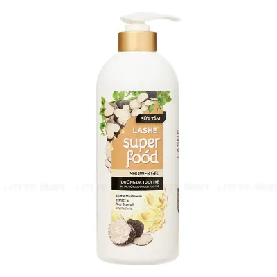 Sữa Tắm Lashe Superfood Dưỡng Da Tươi Trẻ Chai 610g