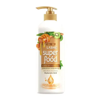 Sữa Tắm Lashe Super Food Dưỡng Ẩm Chuyên Sâu 900g