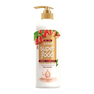 Sữa Tắm Lashe Super Food Dưỡng Da Sáng Mịn 900g
