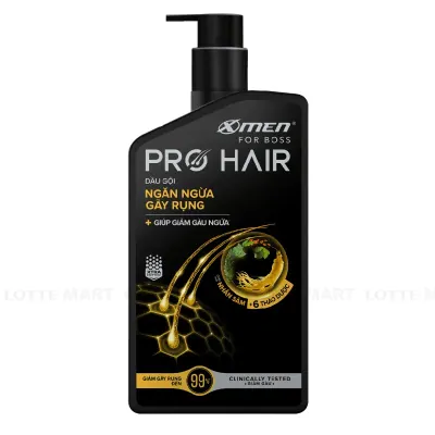Dầu Gội X-Men For Boss Pro Hair Nhân Sâm Giảm Gãy Rụng Chai 350g
