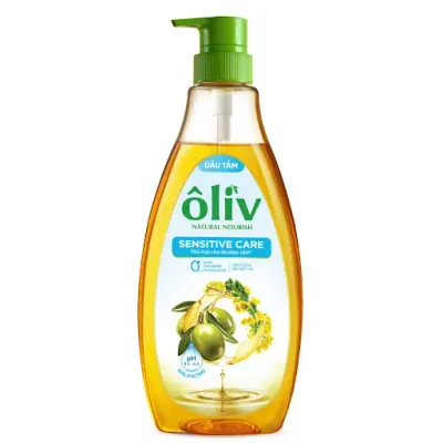 Dầu Tắm Ôlive Natural Da Nhạy Cảm 650ml