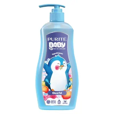 Sữa Tắm Purite Baby 3IN1 Vui Nhộn Chai 500ml