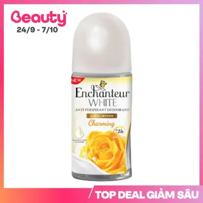 Lăn Ngăn Mùi Enchanteur White Charming Hương Nước Hoa Chai 50ml