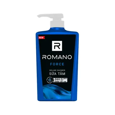 Sữa Tắm Romano Force Sạch Sảng Khoái 650g