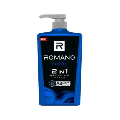 Dầu Tắm Gội Romano Force Chai 650g