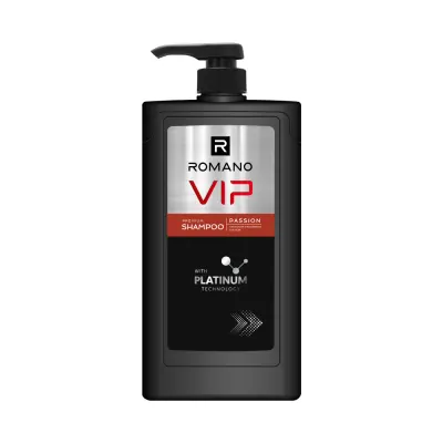 Dầu Gội Cao Cấp Cho Nam Romano VIP Passion 650g