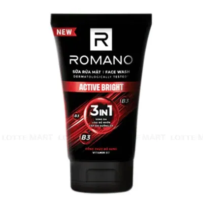 Sữa Rửa Mặt Romano Sáng Da