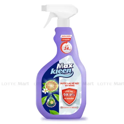 Nước Lau Bề Mặt Đa Năng Maxkleen Chai 520ml