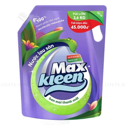 Nước Lau Sàn Maxkleen Ban Mai Thanh Mát Túi 3.6kg