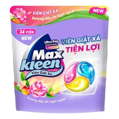 Viên Giặt Xả Dấu Ấn Ngọt Ngào Túi 510g x 34 Viên