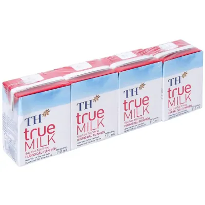 Sữa Tươi Tiệt Trùng TH Dâu 4x110ml
