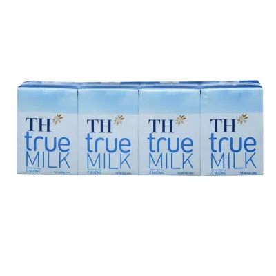 Sữa Tươi Tiệt Trùng TH Ít Đường 4x110ml