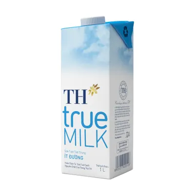 Sữa Tươi Tiệt Trùng TH Ít Đường 1L