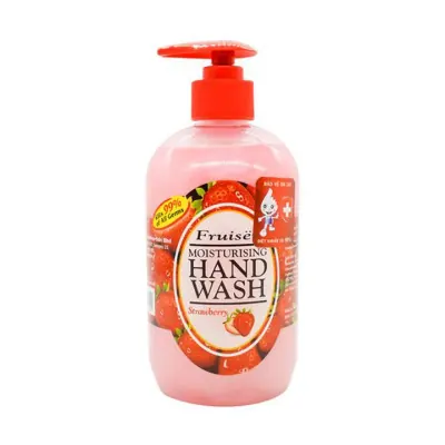 Nước Rửa Tay Dưỡng Ẩm Fruiser Dâu 500ml
