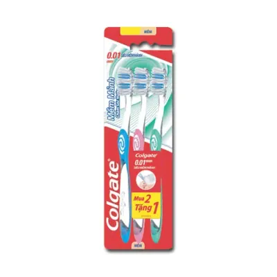 Bàn Chải Đánh Răng Slimsoft Mềm Mảnh Sạch Sâu (2+1)