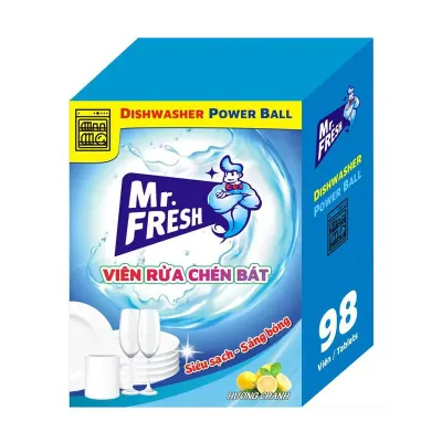 Viên Rửa Chén Mr.Fresh Hộp 98 Viên-F