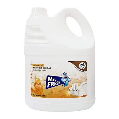 Nước Rửa Chén Mr.Fresh Tinh Chất Cám Gạo 3.8L