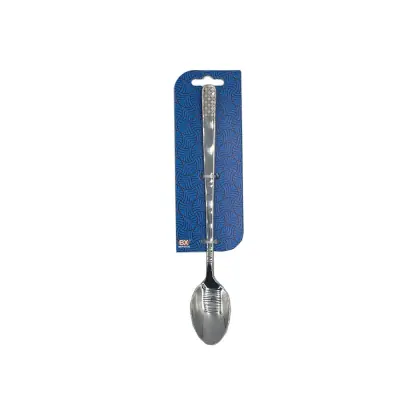Muỗng Cà Phê Dài Inox Xoáy Hoa BX-06 2 Cái