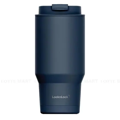 Bình Giữ Nhiệt LocknLock Flip Tumbler Màu Xanh Navy LHC4364NVY 740ml