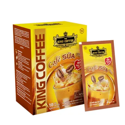 Cà Phê Hòa Tan 3in1 King Coffee Sữa 10x20g
