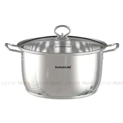 Nồi Inox Đáy Từ 5 Đáy Sunhouse SHG788-24 24cm
