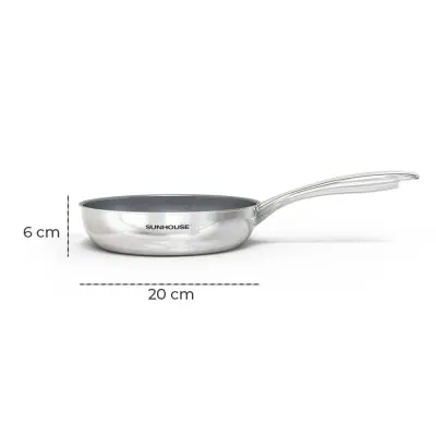 Chảo Không Dính Inox Sunhouse Desire DE20M