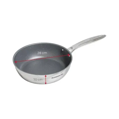 Chảo Không Dính Inox Sunhouse Desire DE28M