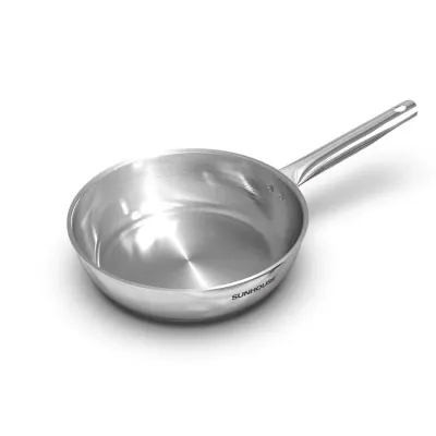 Chảo Đáy Từ Sunhouse Inox Đa Lớp IN20M6 Size 20cm