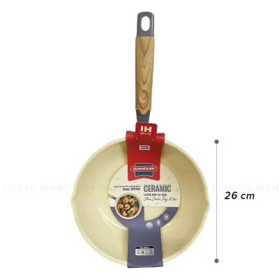 Chảo Sâu Phủ Sứ Đáy Từ Sunhouse SDP26M Size 26cm