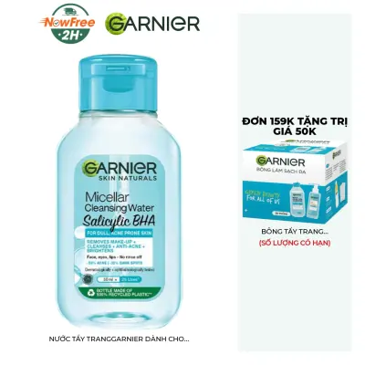 [Mini] Nước Tẩy Trang Garnier Dành Cho Da Dầu và Mụn 50ml