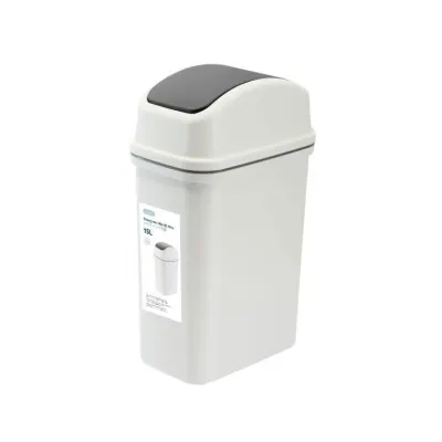 Thùng Rác Nắp Lật Inochi Hiro Kháng Khuẩn Khử Mùi 15L