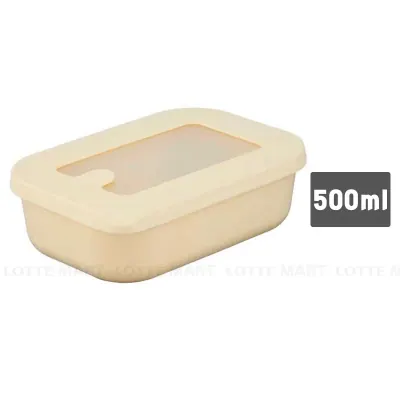 Hộp Nhựa Bảo Quản Thực Phẩm Inochi Hokkaido 500ml (Giao Màu Ngẫu Nhiên)