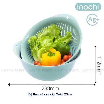 Bộ Thau Rổ Inochi Yoko Cao Cấp 23cm