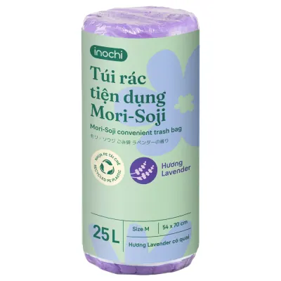 Túi Rác Mori Soji Lavender25L-1 Cuộn