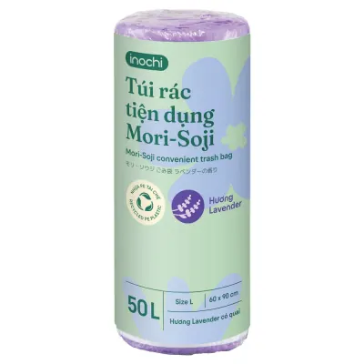 Túi Rác Mori Soji Lavender50L-1 Cuộn