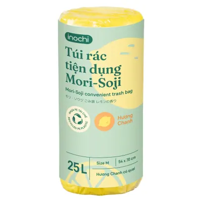 Túi Rác Mori Soji Chanh25L-1 Cuộn