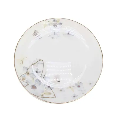 Dĩa 7 Cạn Sứ Xương Trắng Hoa Bướm