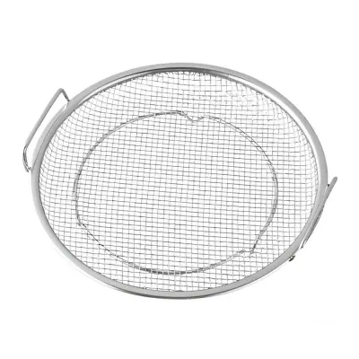 Rây Inox Lọc Dầu Có Quai 22 Cm