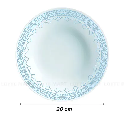 Đĩa Sâu Thủy Tinh Luminarc Diwali Geomatric Blue 20cm
