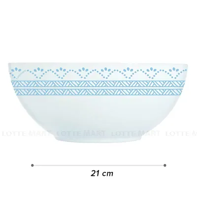 Tô Thủy Tinh Luminarc Diwali Geomatric Blue 21cm