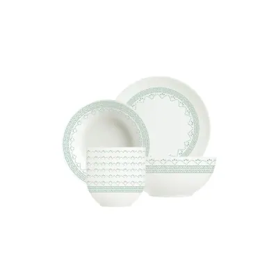 Bộ Bàn Ăn Thủy Tinh Luminarc Geometric 9 Món