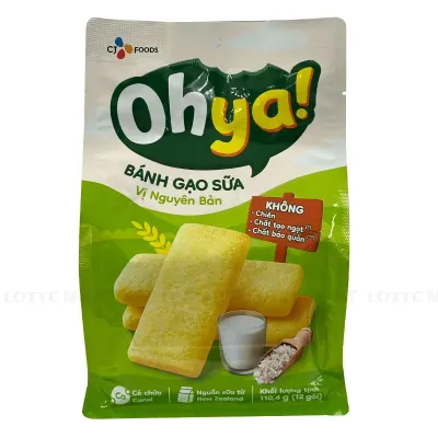 Bánh Gạo Sữa Ohya Vị Nguyên Bản 110.4g