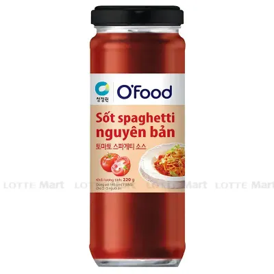 Sốt Spaghetti O’food Vị Nguyên Bản 220g
