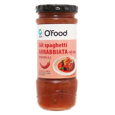 Sốt Spaghetti O’food Vị Cay 220g